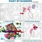 Paint by Numbers for Kids & Beginner, DIY Canvas Painting Gift Kits - Colorful Cats and Butterflies 16 x 20 inch (Without Framed)